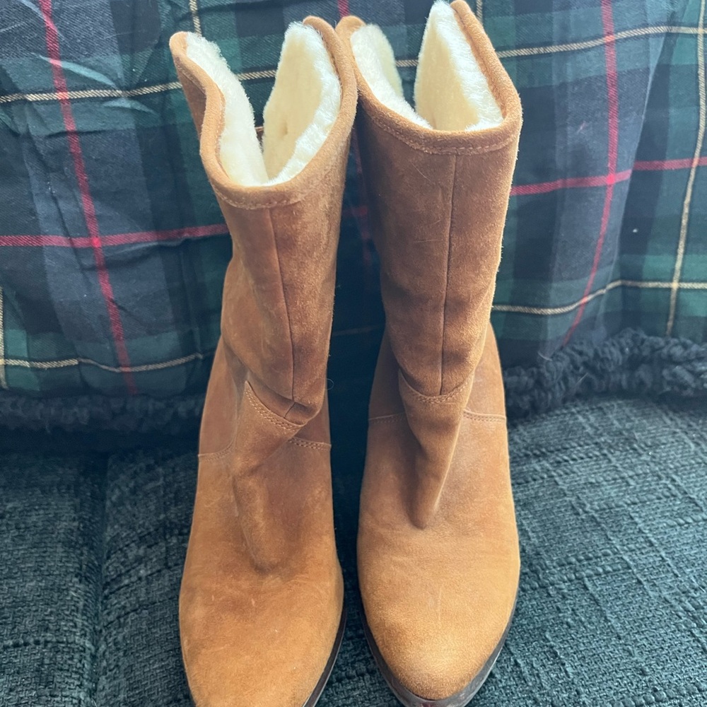 UGG Tan Suede Winter Boots